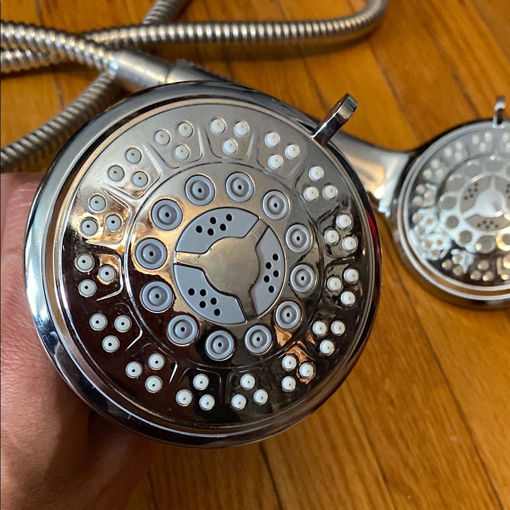 Chrome hand held & head Bathroom shower set Accessories new no box - Picture 5 of 11